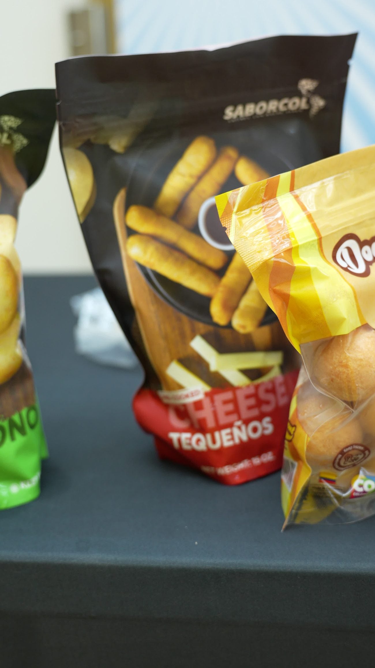 Our own-brand line — Pandebono, Cheese Tequeños & more